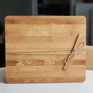 Bamboo Cheeseboard & Spreader Set